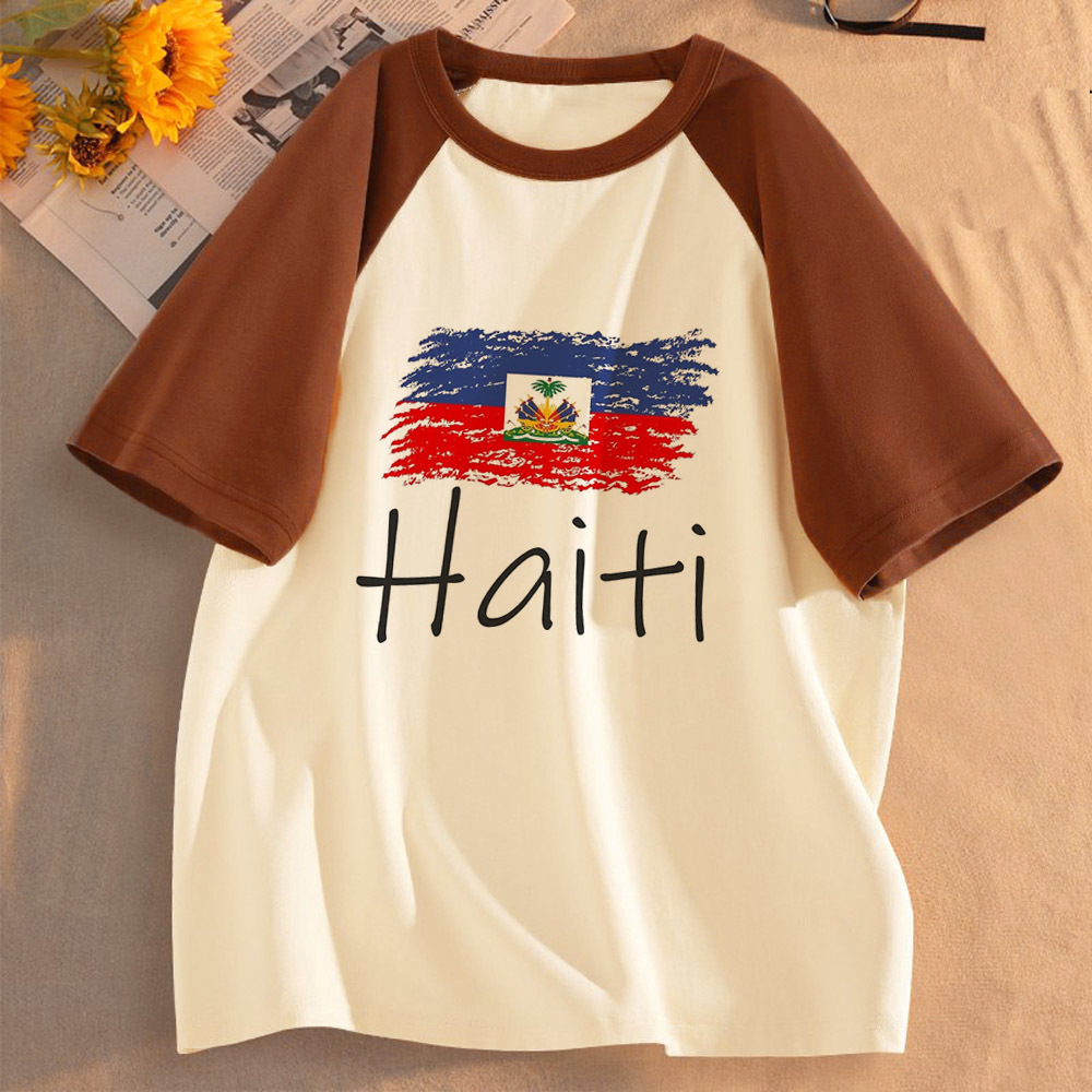 Women'S Fashion In The 80S - Haiti t-shirt women gothic 80s y2k
