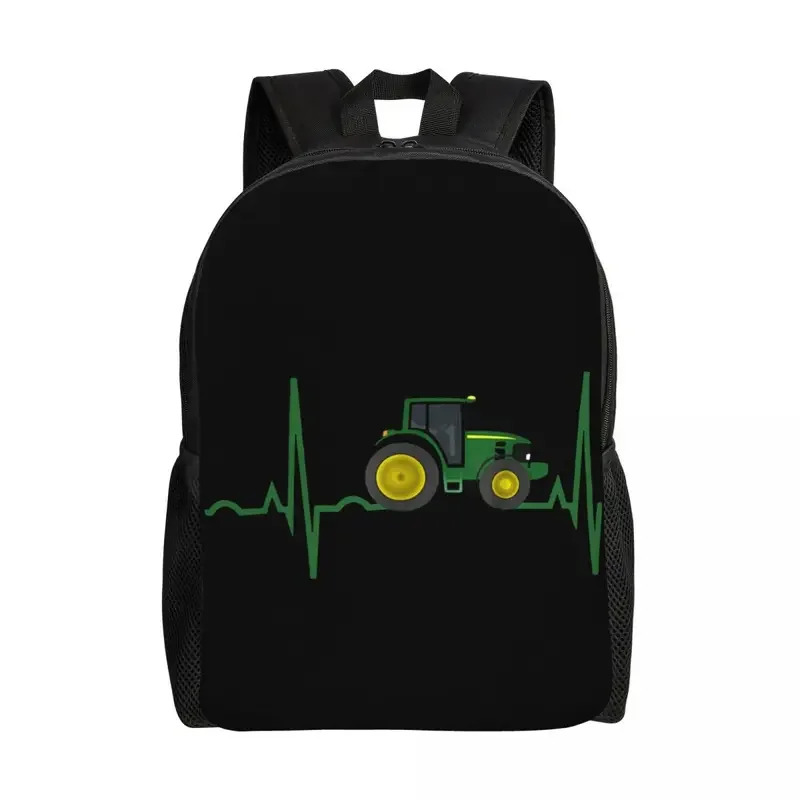 Women Fashion Vest - Tractor Heartbeat Laptop Backpack Women Men