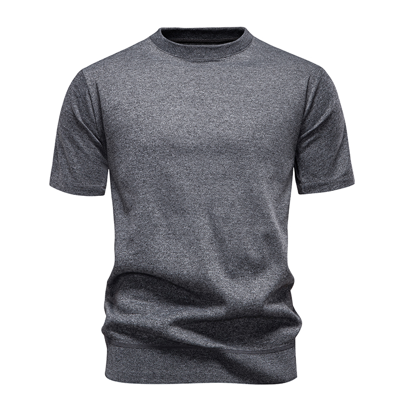 Ribbed Knit Sweater - Men's Knit Pullovers Short Sleeve Sweater