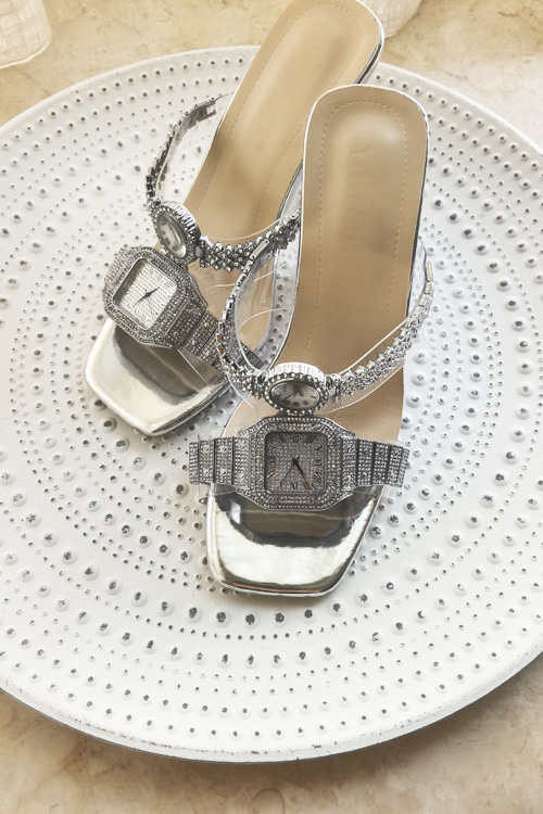 Fashion Women Watch - Original design Crystal watch high heels