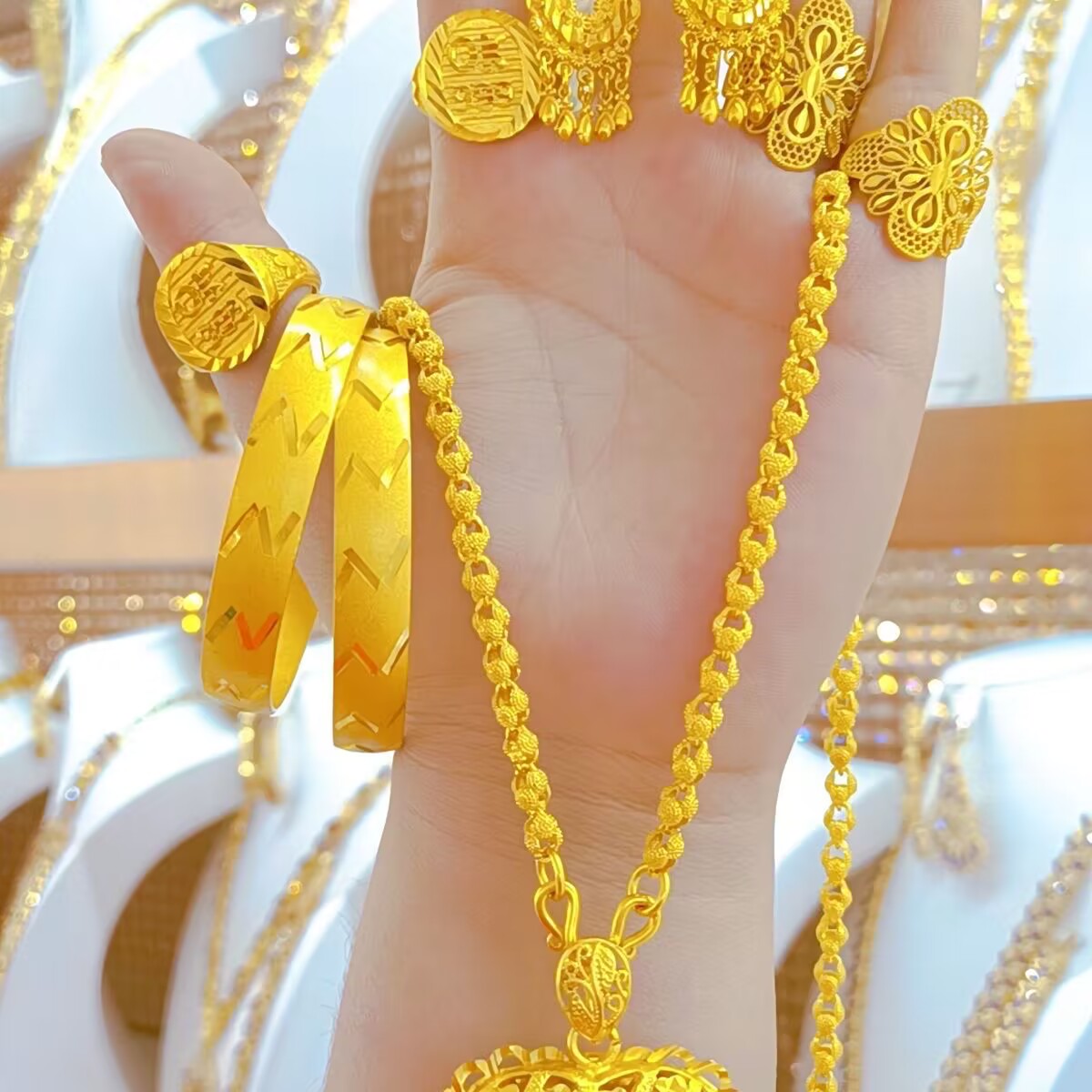 Women'S Fashion Rings Gold - Popodion Women's Jewelry New 14K Gold