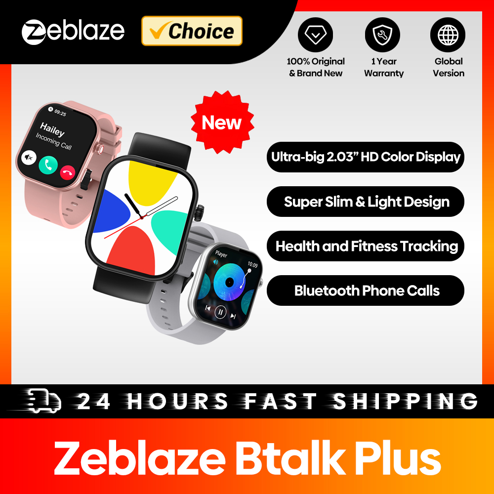 Turkey Women Fashion - New Zeblaze Btalk Plus Voice Calling