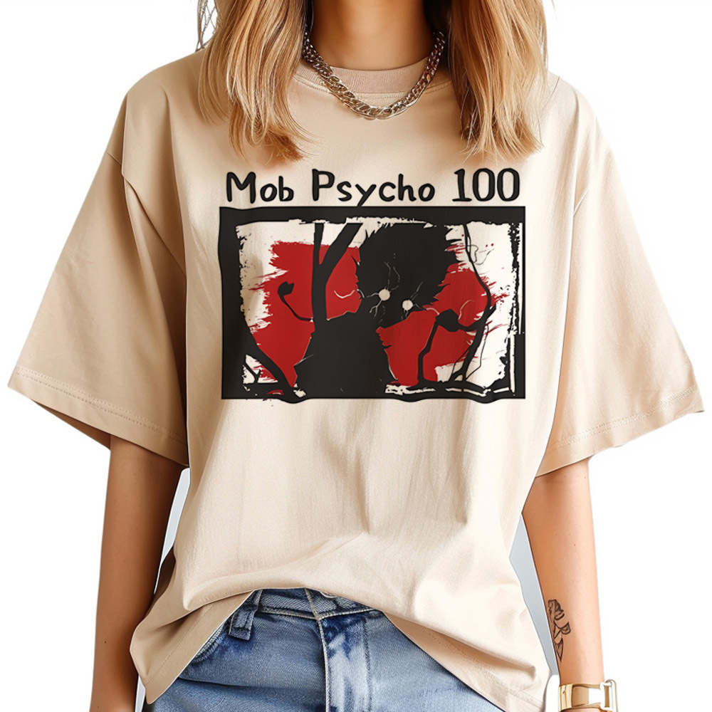 Women'S Fashion In The 80S - Mob Psycho 100 tshirt women Psychedelic
