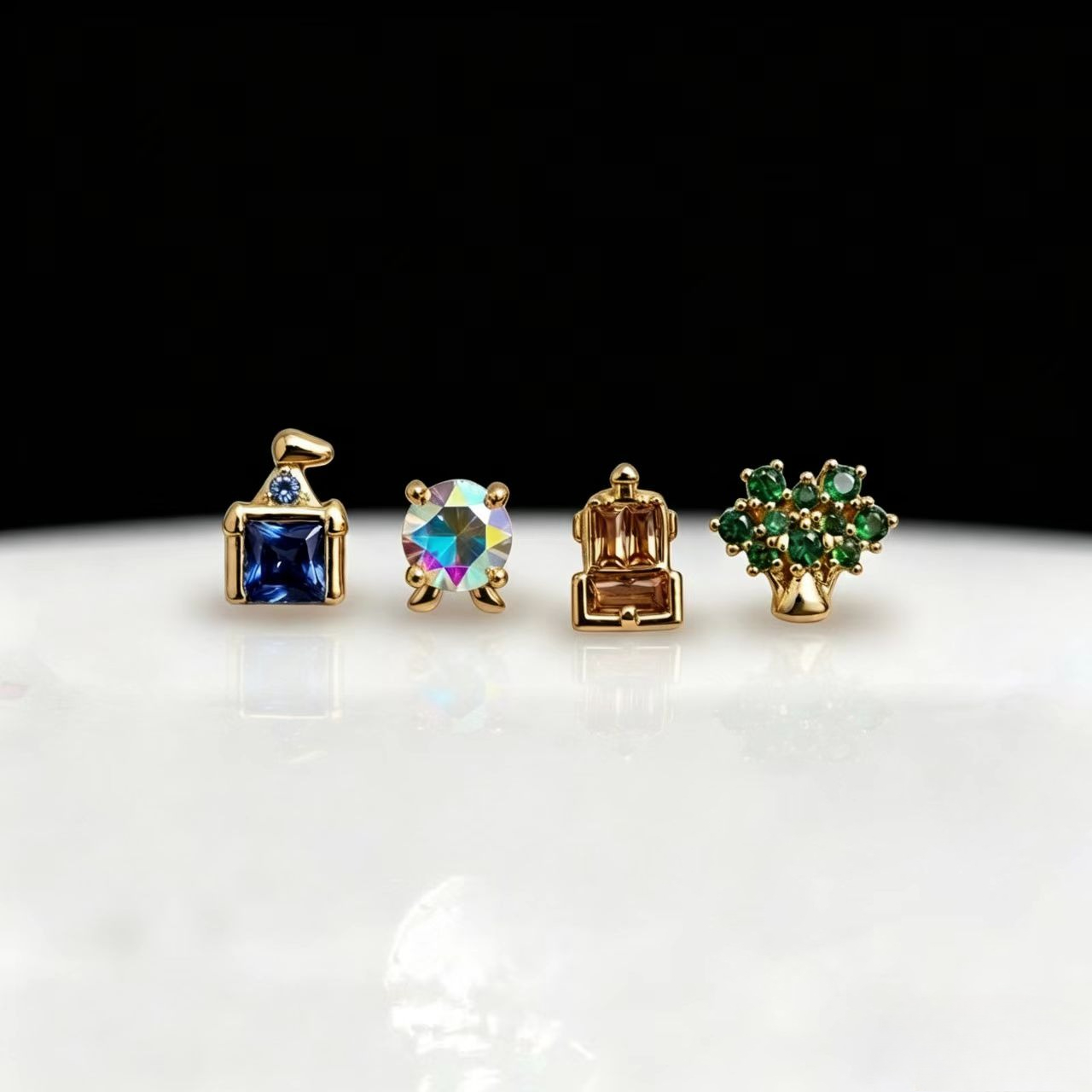 Women'S Fashion Gifts - New Exquisite Cute Amusement Park Stud