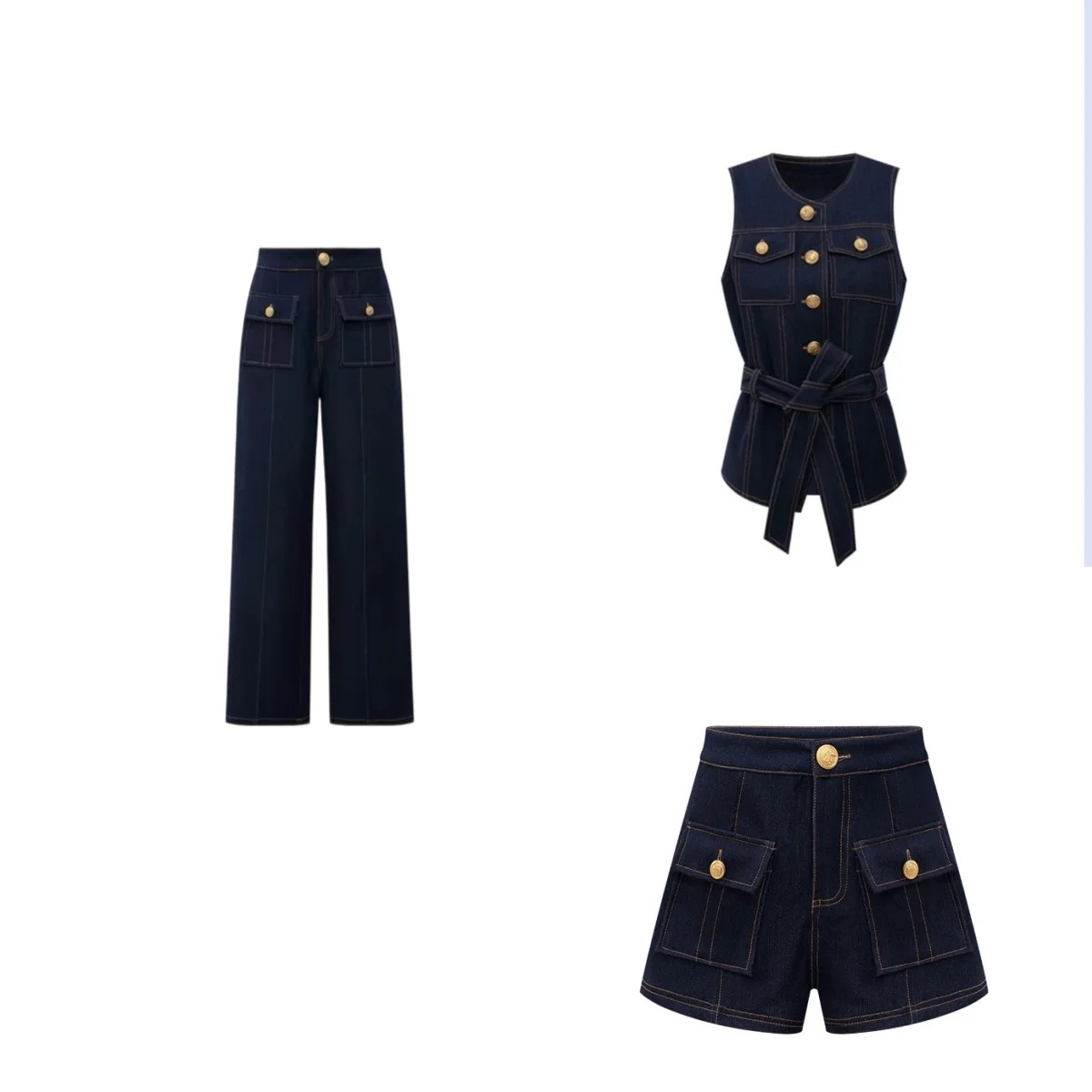 Women'S Fashion Trends 2026 Spring Summer - Y2K 2026 new button retro jeans
