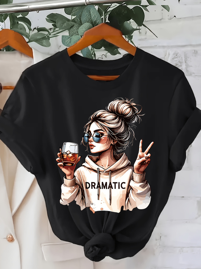 Women'S Fashion Trends 2026 Spring Summer - DRAMATIC 1pc Women' S Fashion Print
