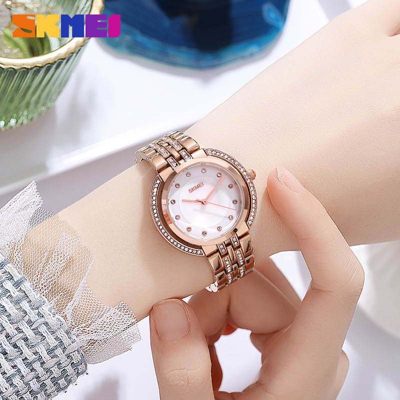 Fashion Women Watch - Womens Bracelet Quartz Watches Luxury Rhinestone