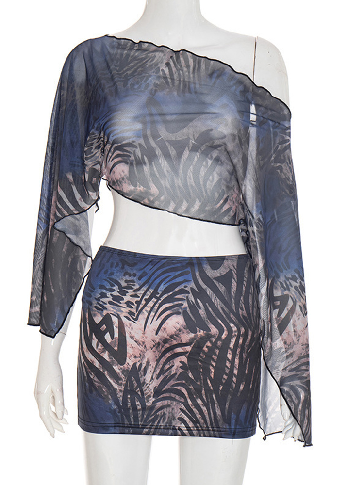 Kricesseen Sexy One Shoulder M - Tie Dye Two Piece review and price