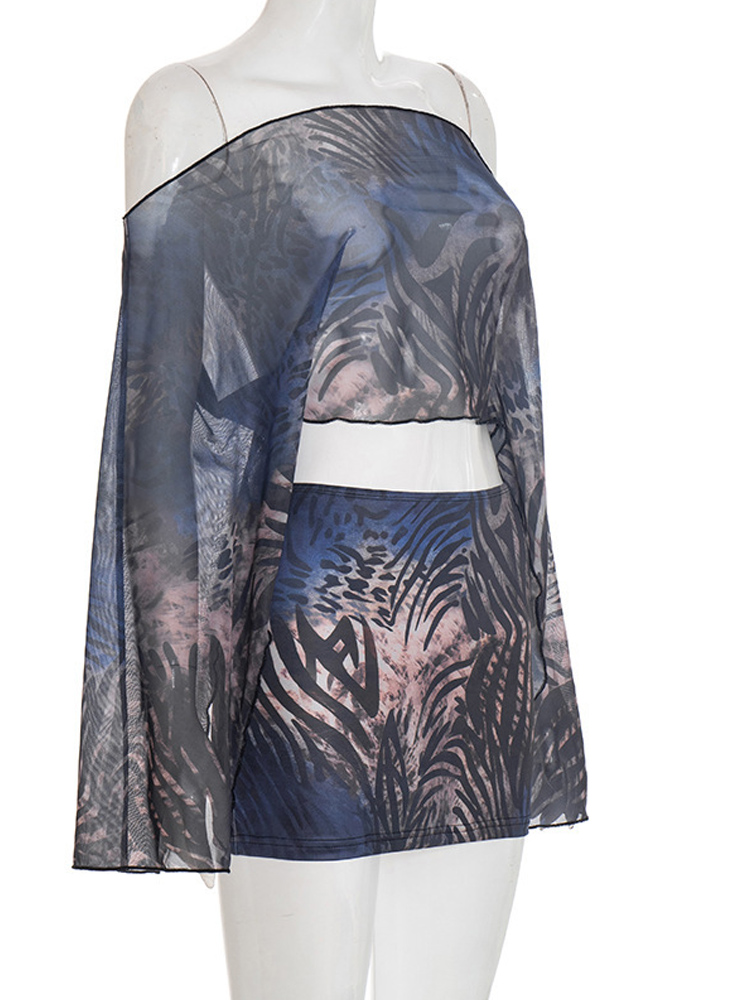 Kricesseen Sexy One Shoulder M - Tie Dye Two Piece review and price