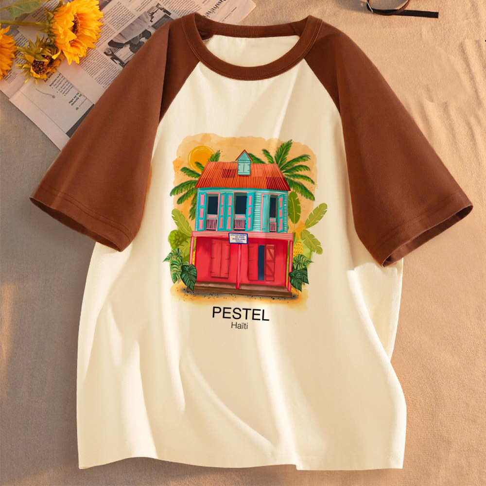 Haiti t-shirt women gothic 80s - Women'S Fashion In The 80S review and price