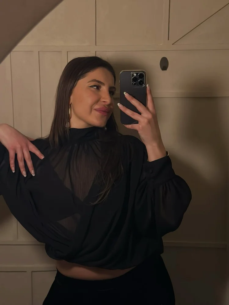 Sexy Black Sheer Chiffon Blous - Wrap Blouse Chiffon review and price