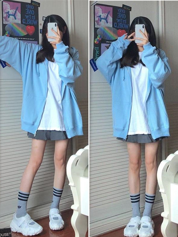 Oversized Hooded Sweatshirts K - Women'S Fashion Zip Up Hoodies review and price
