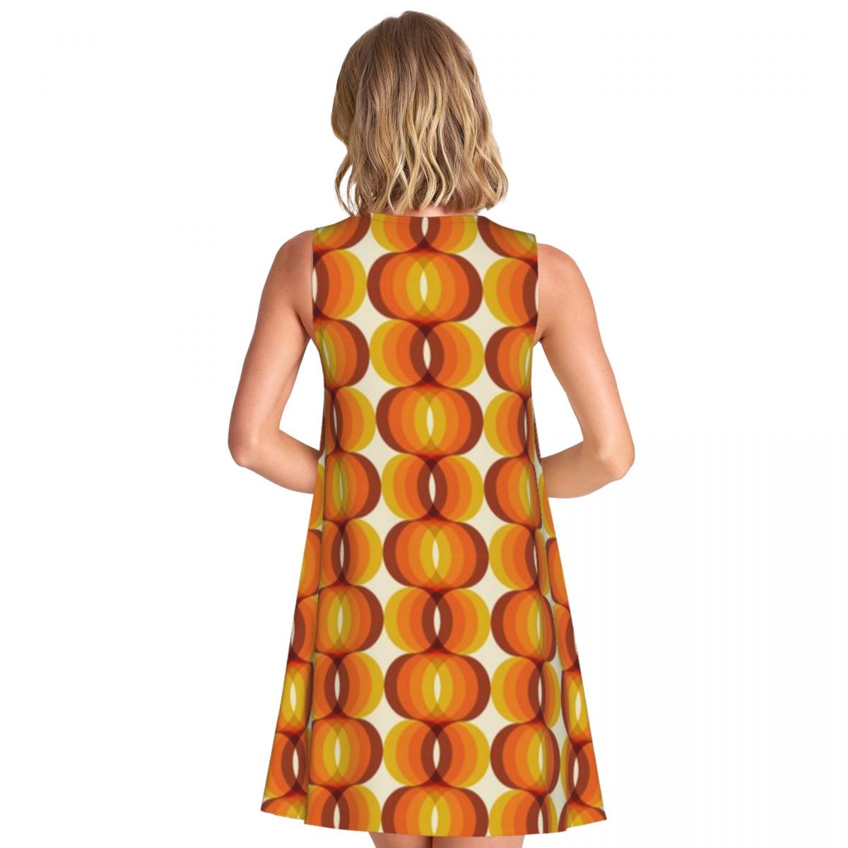 Orange Brown And Ivory Retro 1 - Women'S Fashion In The 1960S review and price