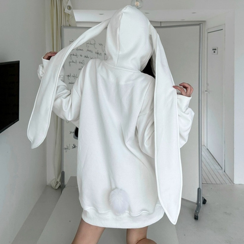 2025 Autumn Kawaii Bunny Big E - Women'S Fashion Zip Up Hoodies review and price
