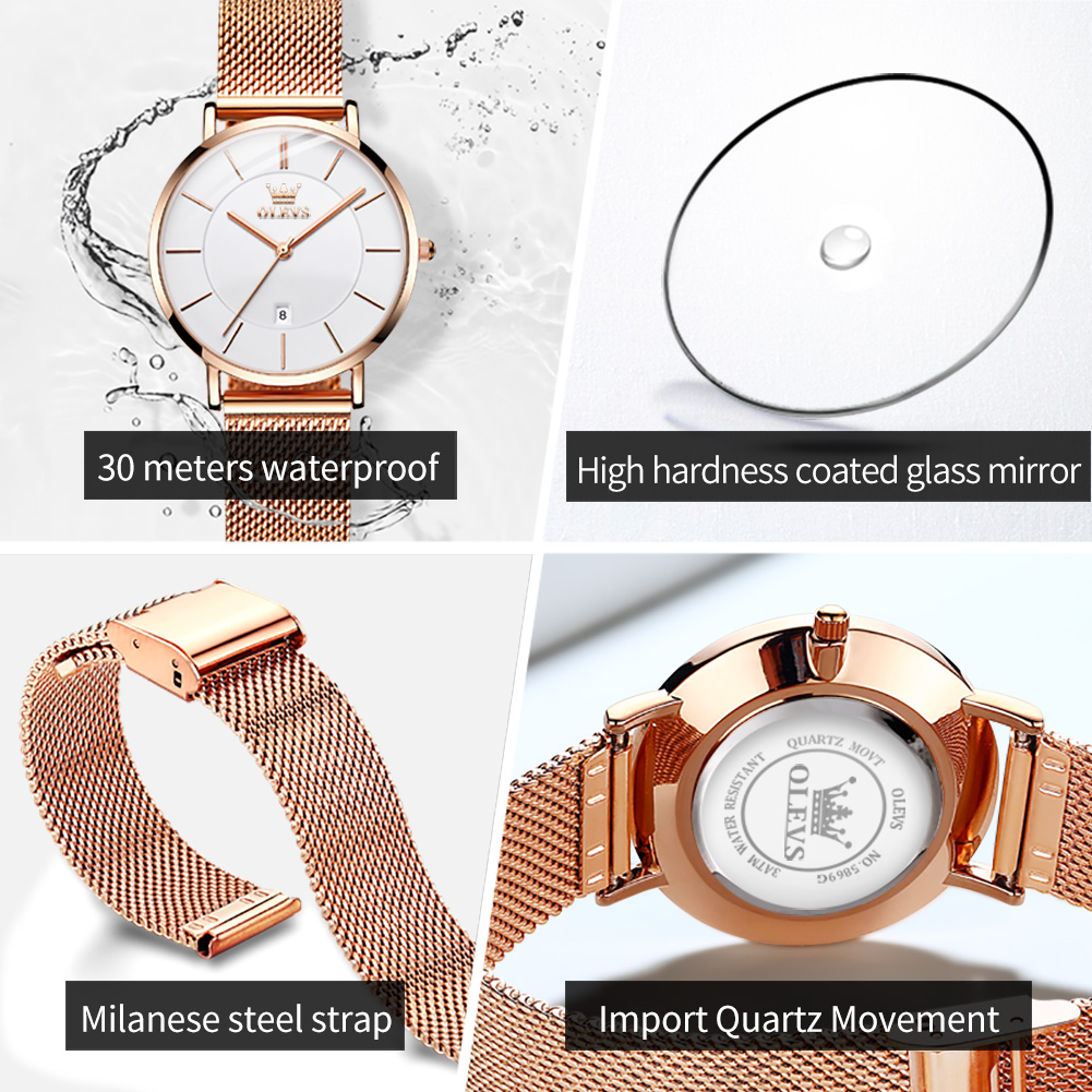 OLEVS Woman Watch 5869 Elegant - Fashion Women Watch review and price