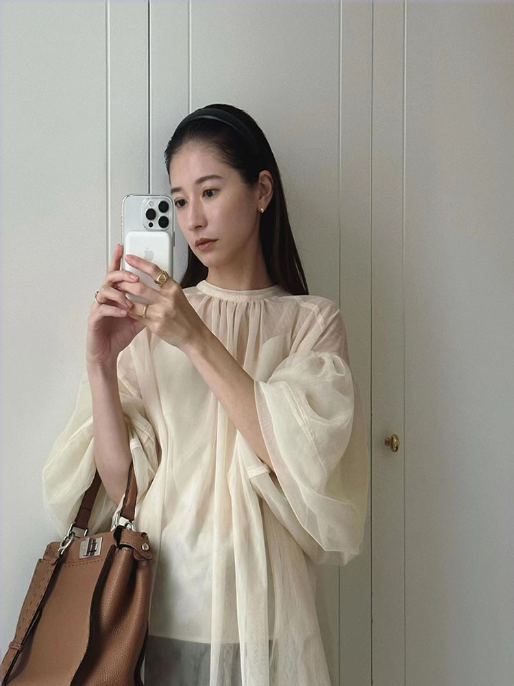 Two piece set for women's retr - Wrap Blouse Chiffon review and price