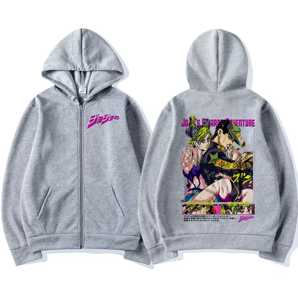 Anime Jojo Bizarre Adventure Z - Women'S Fashion Zip Up Hoodies review and price