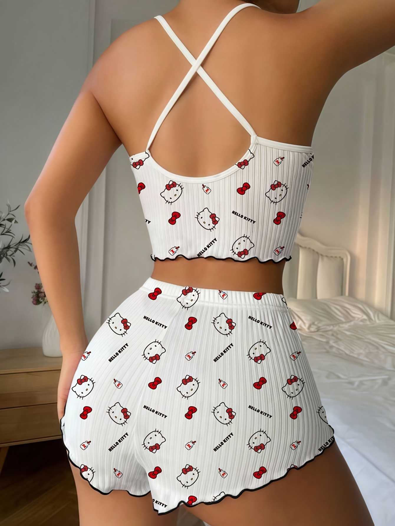Sanrio Hello Kitty Bowknot Sus - Women Top Fashion review and price