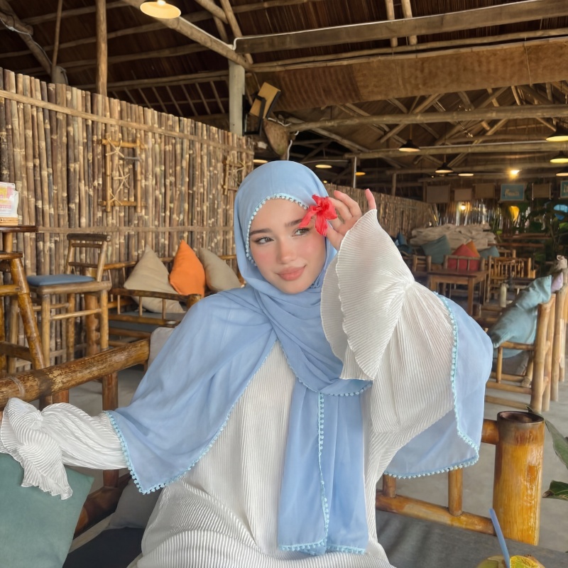 Chiffon Muslim Hijab Delicate  - Women Fashion Wear review and price