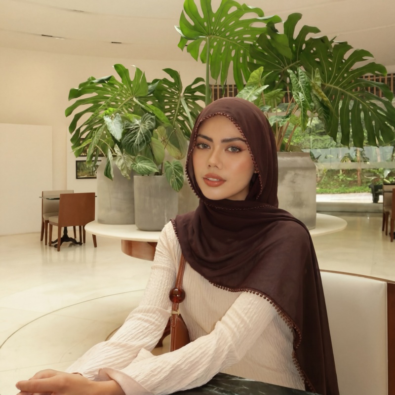 Chiffon Muslim Hijab Delicate  - Women Fashion Wear review and price