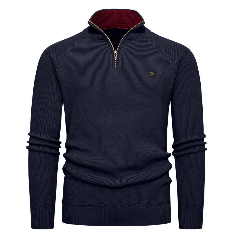 Men's Light Blue Ribbed Knit H - Ribbed Knit Sweater review and price