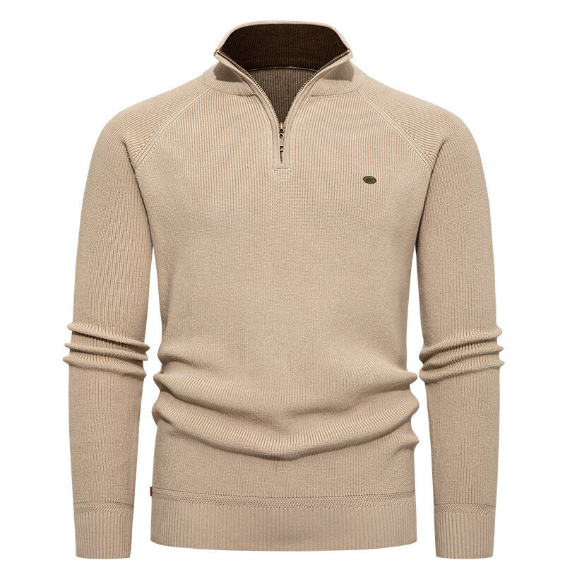 Men's Light Blue Ribbed Knit H - Ribbed Knit Sweater review and price