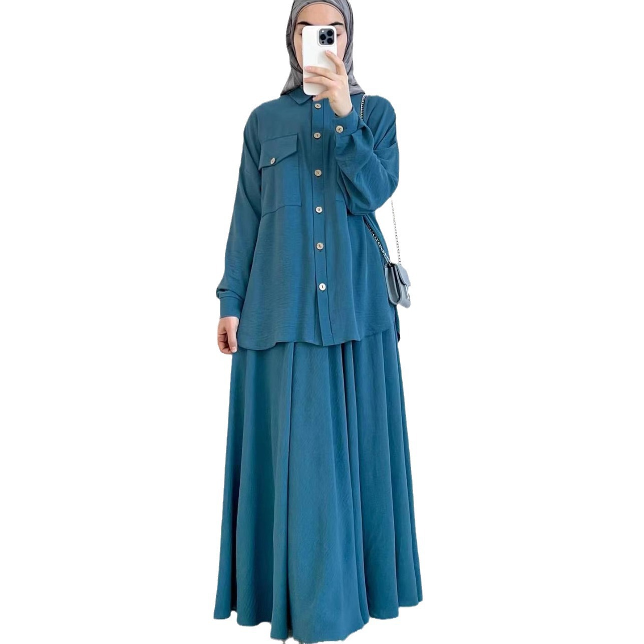 2-Piece Long Sleeve Shirt and  - Turkey Women Fashion review and price