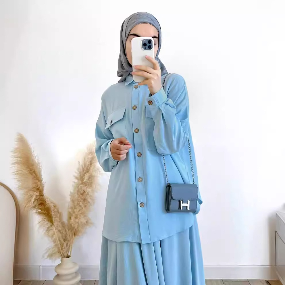 2-Piece Long Sleeve Shirt and  - Turkey Women Fashion review and price