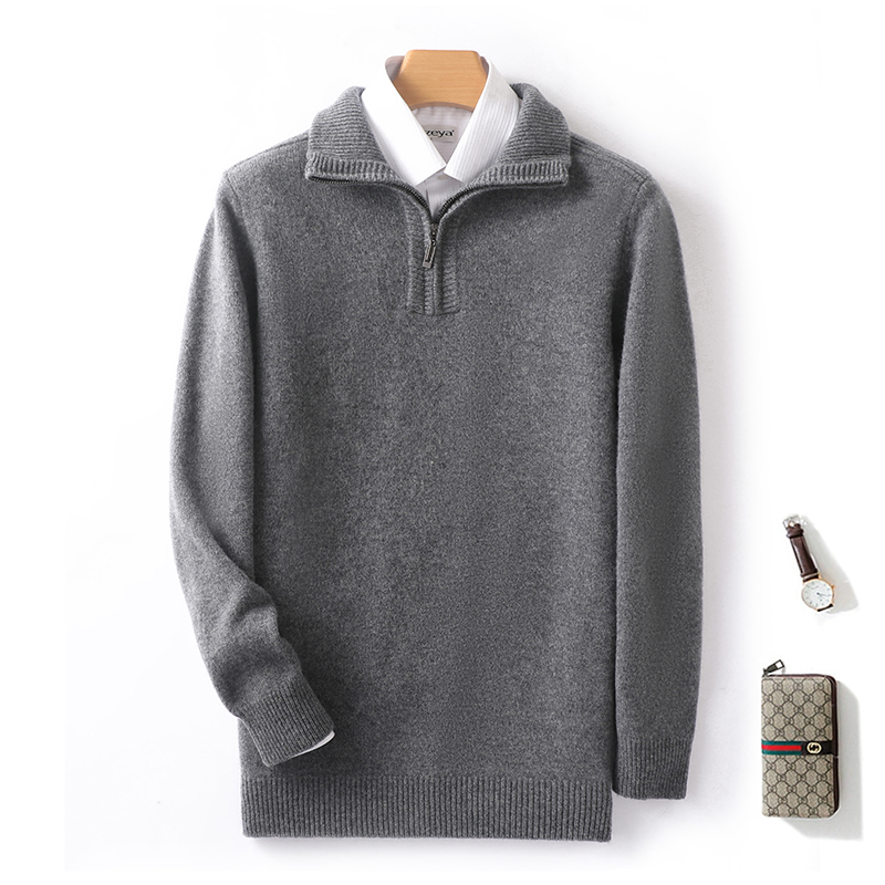 Autumn/Winter New Men's 100% P - Ribbed Knit Sweater review and price