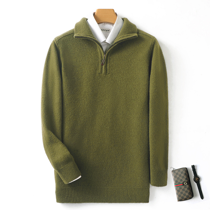 Autumn/Winter New Men's 100% P - Ribbed Knit Sweater review and price