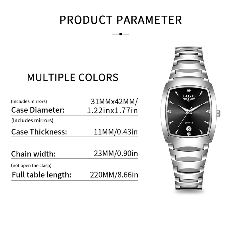 LIGE Watch women Business Luxu - Fashion Women Watch review and price