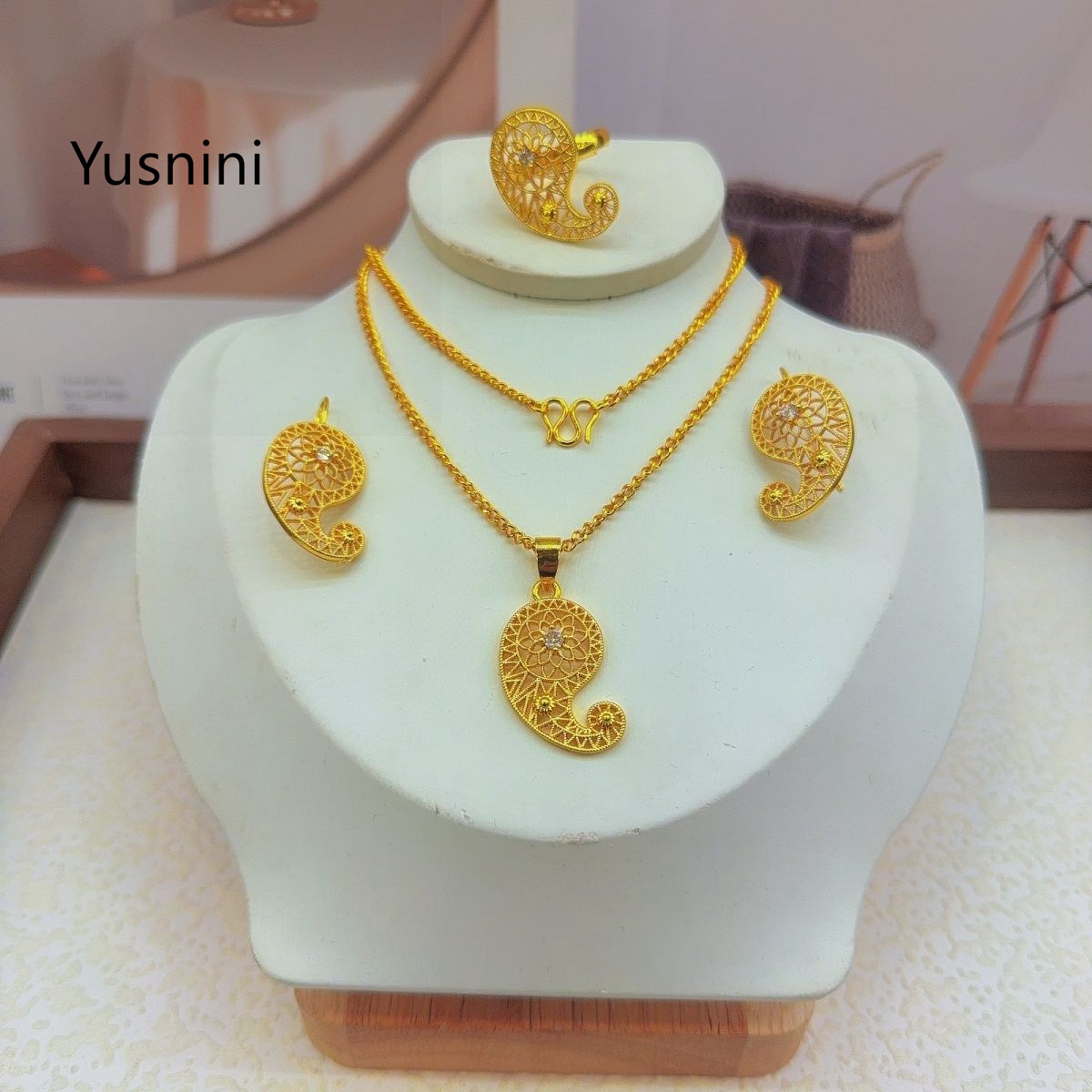 New Fashion High-End Dubai 24K - Women'S Fashion Rings Gold review and price