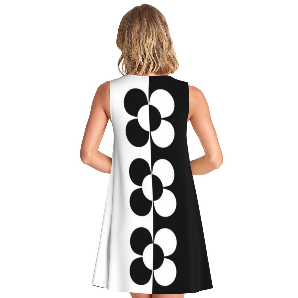 Black And White Retro 1960s Fl - Women'S Fashion In The 1960S review and price