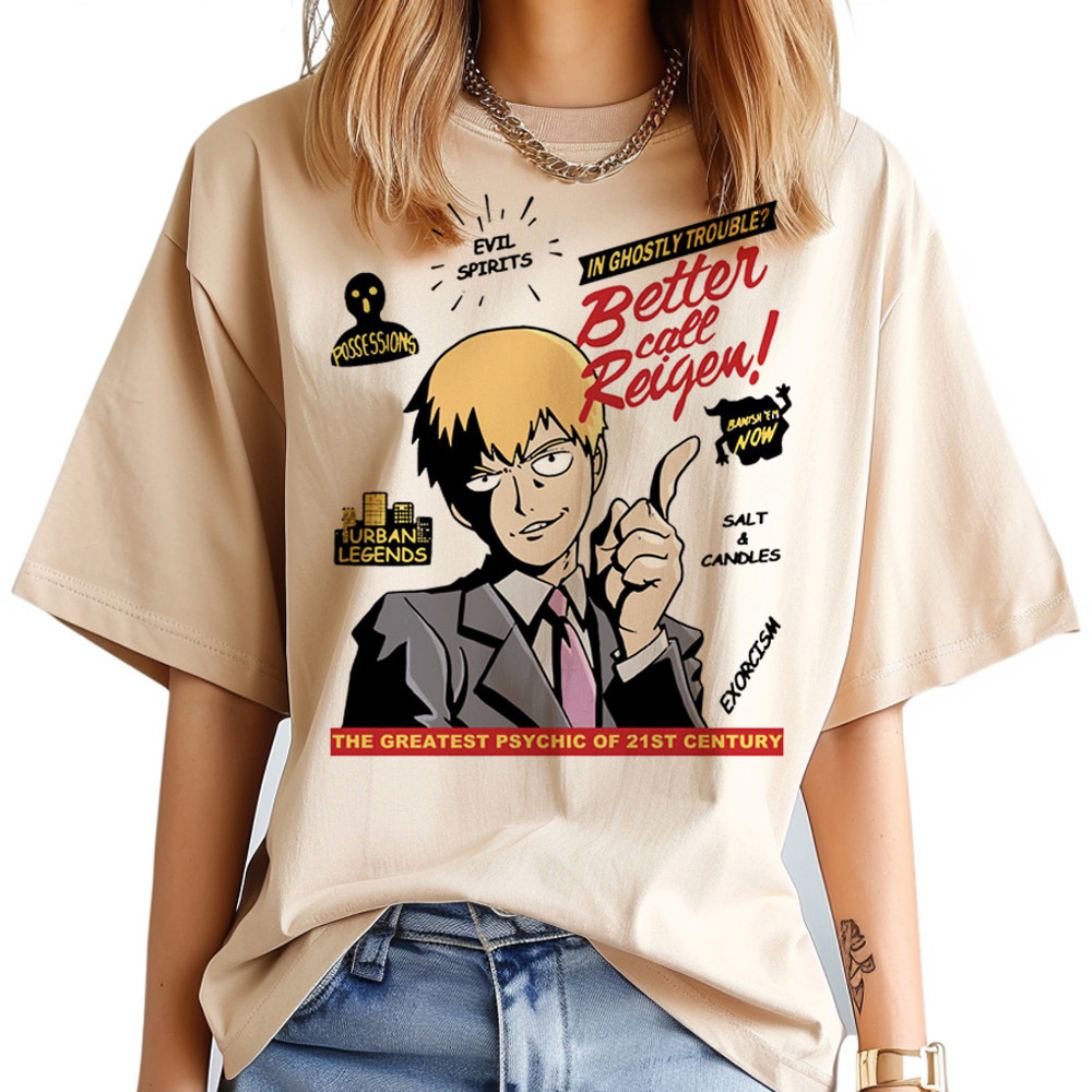Mob Psycho 100 tshirt women Ps - Women'S Fashion In The 80S review and price