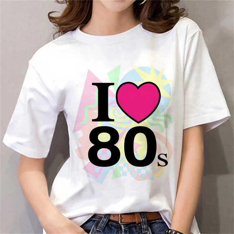 80s Womens T Shirt Femal Black - Women'S Fashion In The 80S review and price
