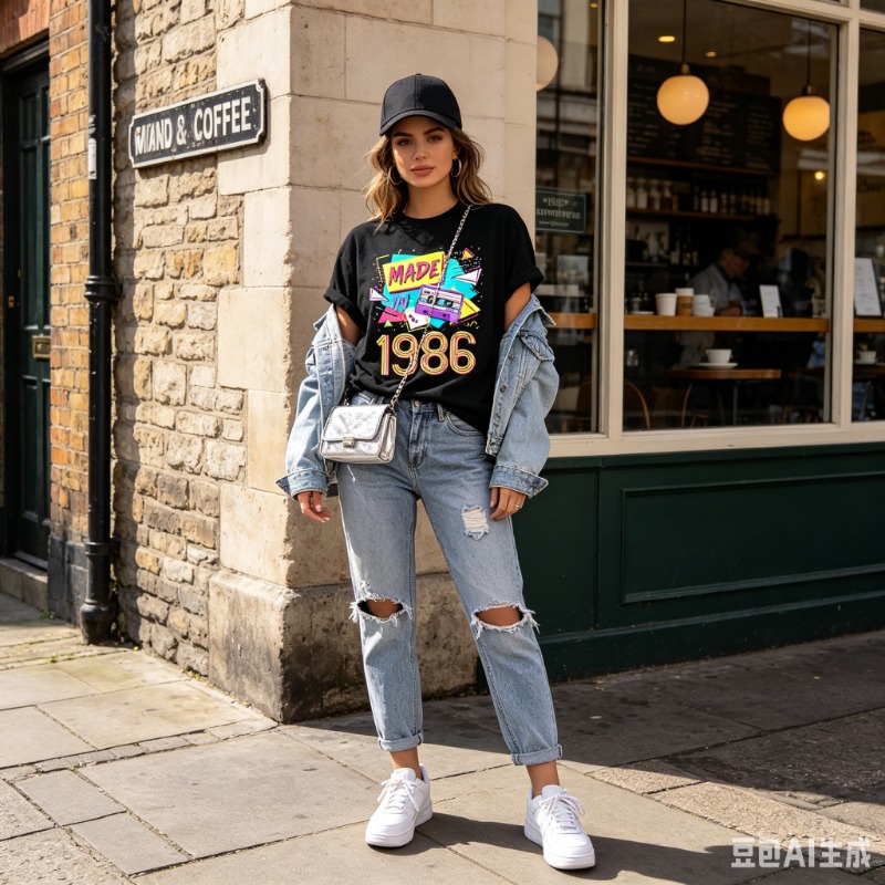 Women Men Retro 80s Graphic Te - Women'S Fashion In The 80S review and price