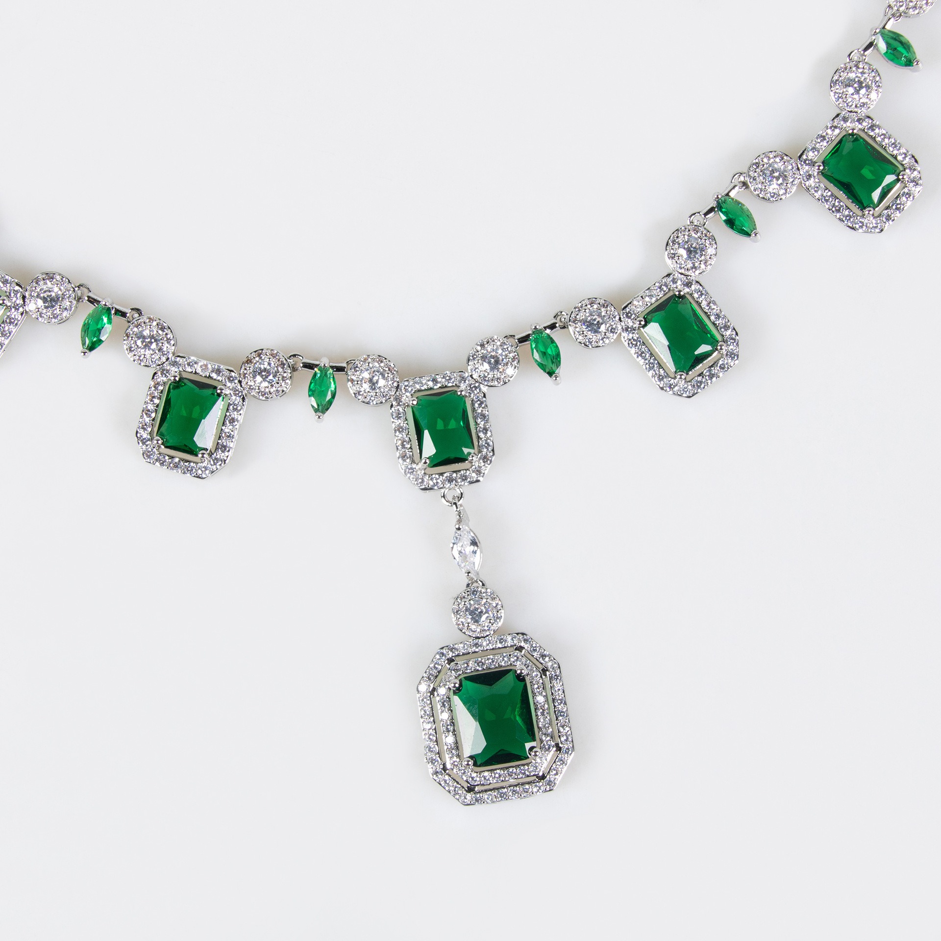 Drop Pendant Necklace and Earr - Women Fashion Uae review and price