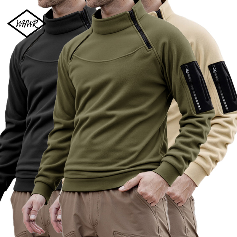 Men's Long Sleeve Tactical Hoo - Ribbed Knit Sweater review and price