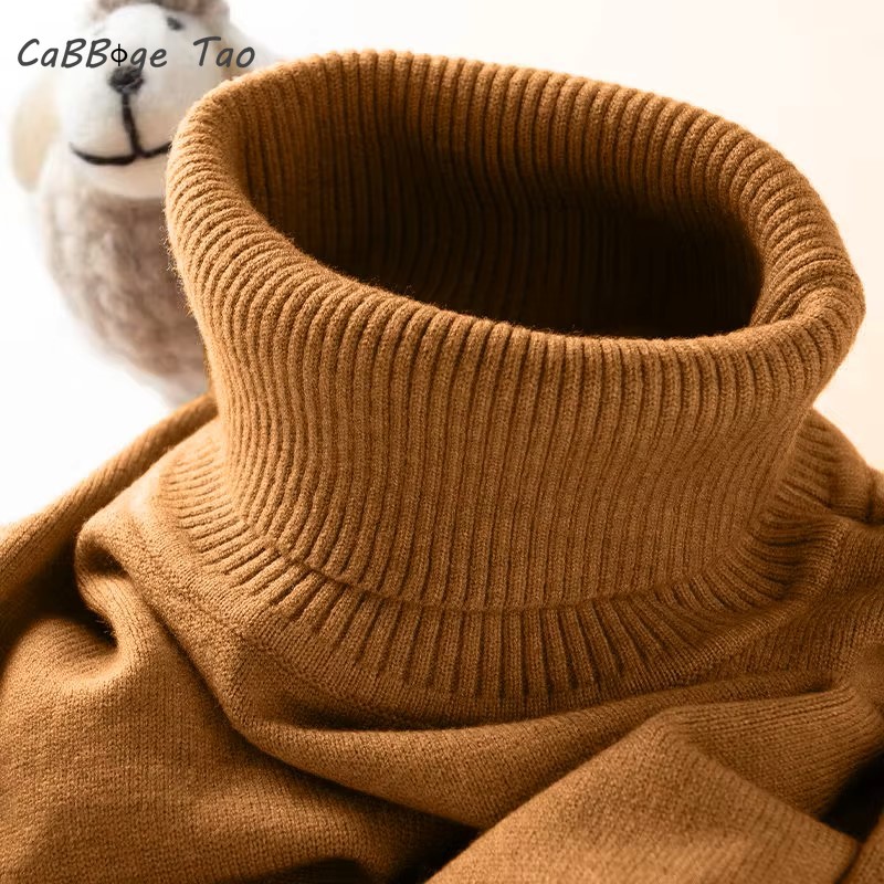 Mens Turtleneck Sweater Slim F - Ribbed Knit Sweater review and price