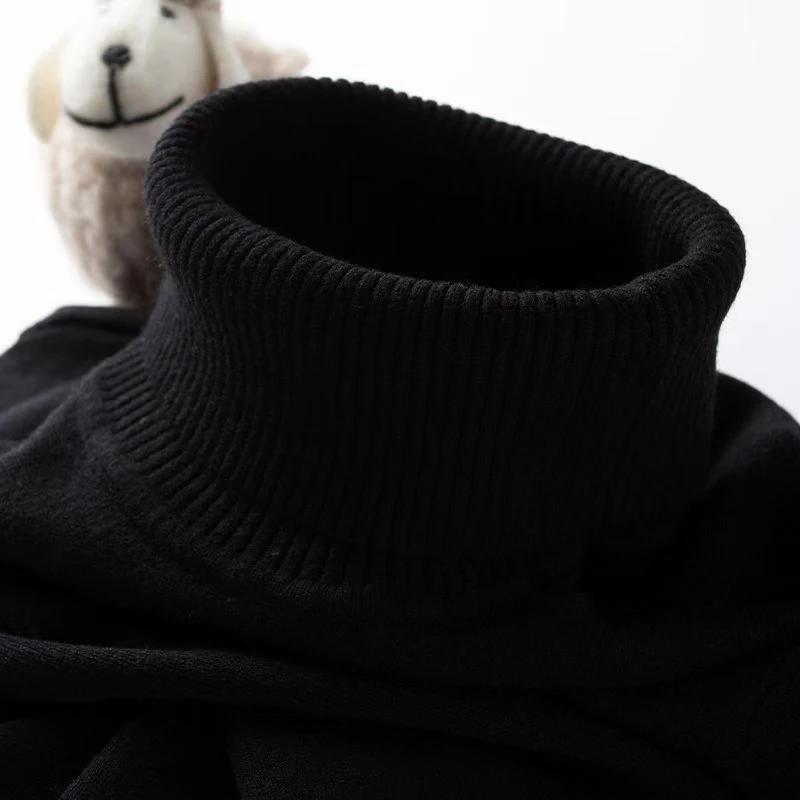 Mens Turtleneck Sweater Slim F - Ribbed Knit Sweater review and price