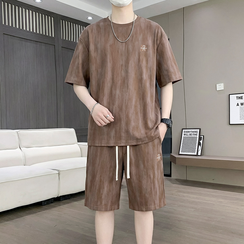 【T-Shirt + 5-Point Shorts】Men' - Tie Dye Two Piece review and price
