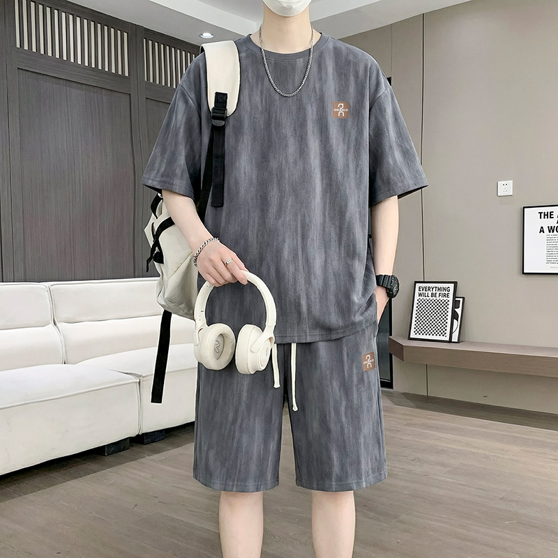 【T-Shirt + 5-Point Shorts】Men' - Tie Dye Two Piece review and price