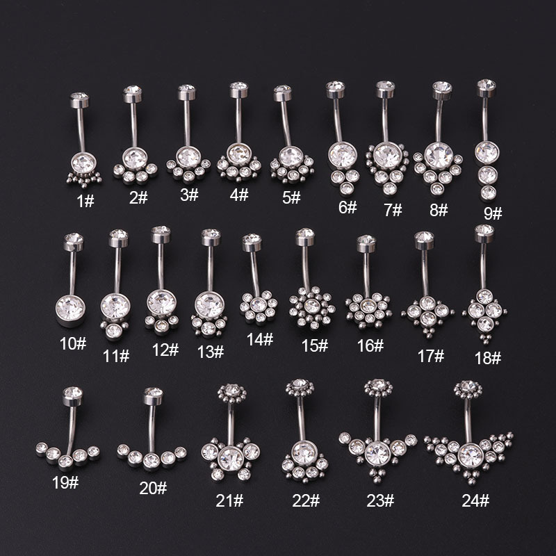 Zircon Golden Belly Button Rin - Women'S Fashion Rings Gold review and price