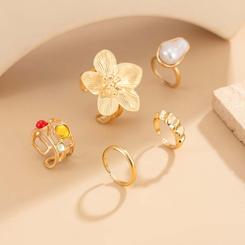 Adjustable Toe Ring Set Gold S - Women'S Fashion Rings Gold review and price