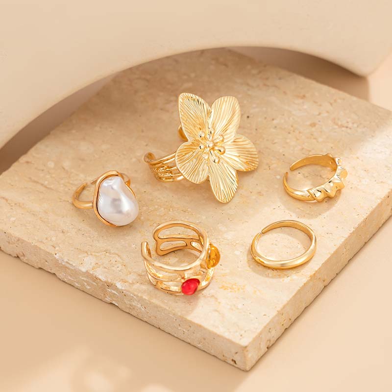 Adjustable Toe Ring Set Gold S - Women'S Fashion Rings Gold review and price