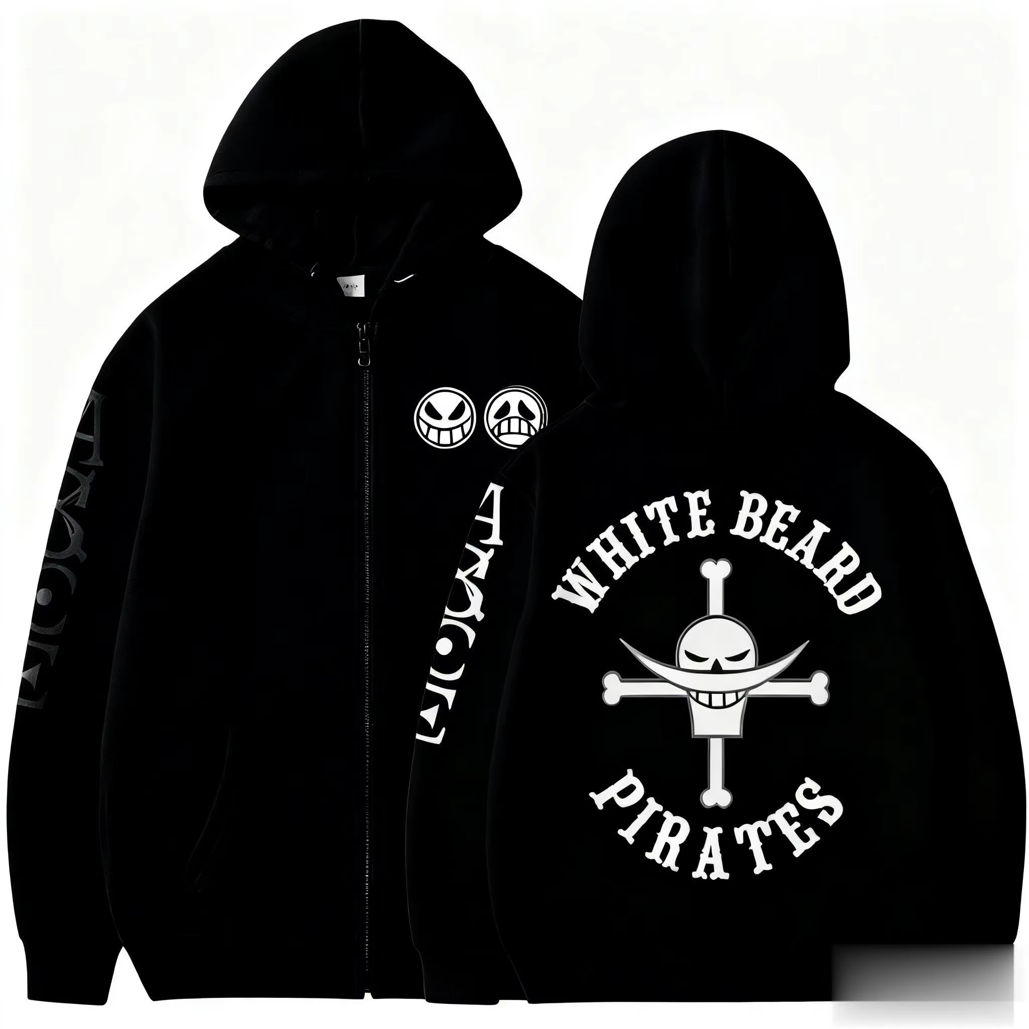 Unisex One Piece Skull Graphic - Women'S Fashion Zip Up Hoodies review and price