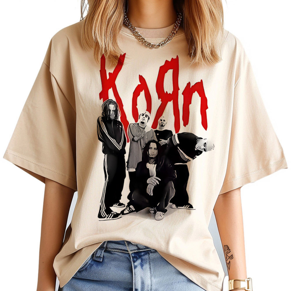 Korn t shirt women korean fash - Women'S Fashion In The 80S review and price